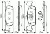 BOSCH 0 986 TB3 209 Brake Pad Set, disc brake